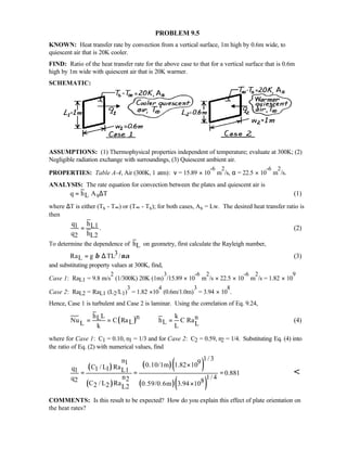 Heat transfer 5th ed incropera solution manual