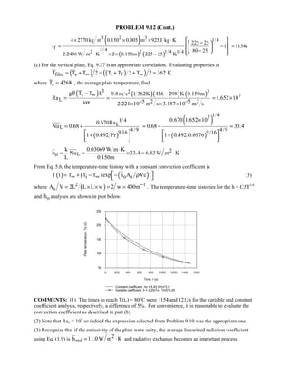 Heat transfer 5th ed incropera solution manual