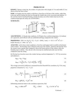 Heat transfer 5th ed incropera solution manual
