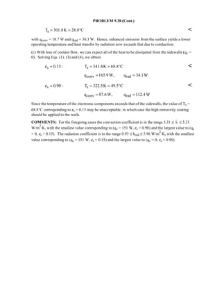 Heat transfer 5th ed incropera solution manual