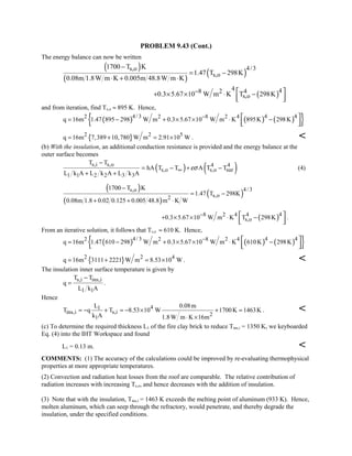 Heat transfer 5th ed incropera solution manual