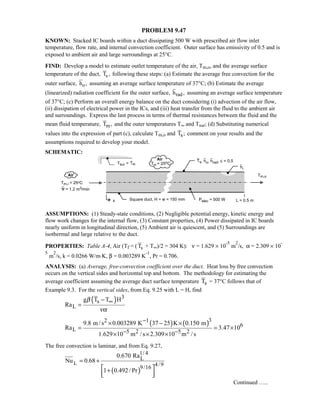 Heat transfer 5th ed incropera solution manual