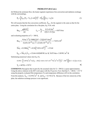 Heat transfer 5th ed incropera solution manual