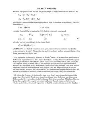 Heat transfer 5th ed incropera solution manual