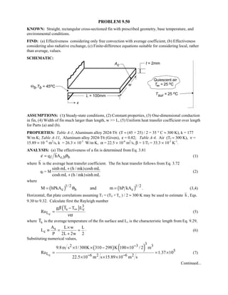 Heat transfer 5th ed incropera solution manual