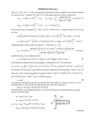 Heat transfer 5th ed incropera solution manual