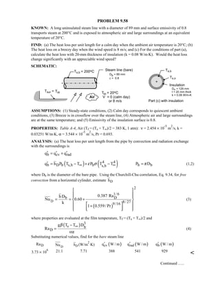 Heat transfer 5th ed incropera solution manual