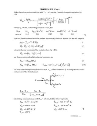 Heat transfer 5th ed incropera solution manual