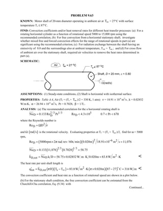 Heat transfer 5th ed incropera solution manual
