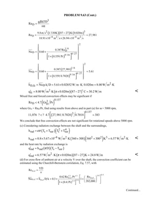 Heat transfer 5th ed incropera solution manual