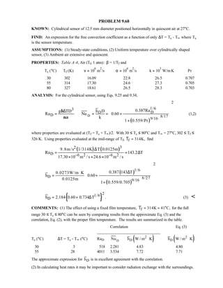 Heat transfer 5th ed incropera solution manual