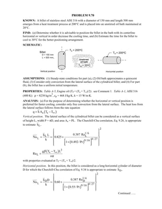Heat transfer 5th ed incropera solution manual
