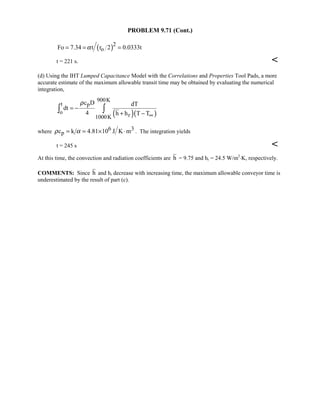 Heat transfer 5th ed incropera solution manual