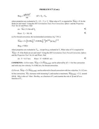 Heat transfer 5th ed incropera solution manual