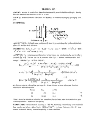 Heat transfer 5th ed incropera solution manual