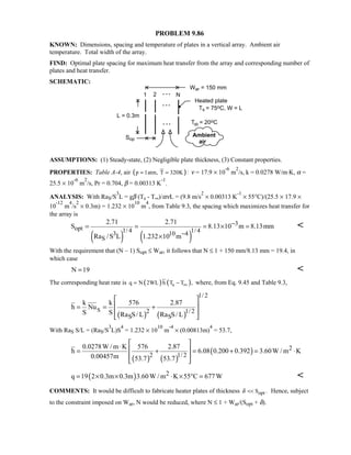 Heat transfer 5th ed incropera solution manual