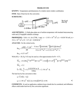 Heat transfer 5th ed incropera solution manual
