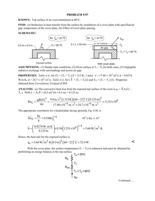Heat transfer 5th ed incropera solution manual