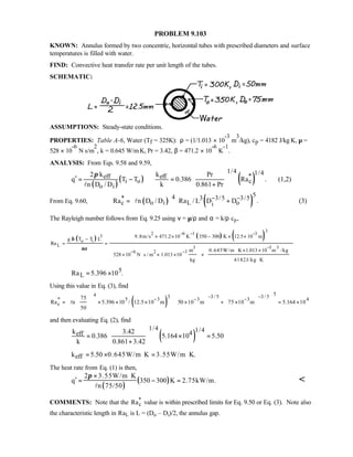 Heat transfer 5th ed incropera solution manual