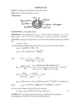 Heat transfer 5th ed incropera solution manual