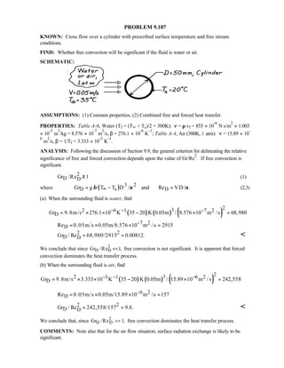 Heat transfer 5th ed incropera solution manual