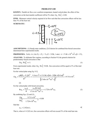 Heat transfer 5th ed incropera solution manual