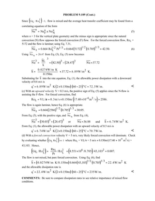 Heat transfer 5th ed incropera solution manual