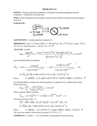 Heat transfer 5th ed incropera solution manual