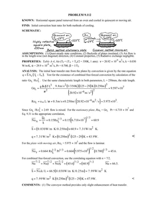Heat transfer 5th ed incropera solution manual