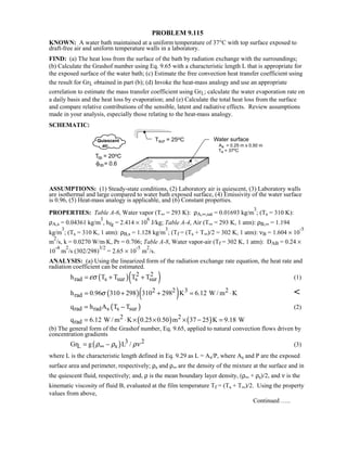 Heat transfer 5th ed incropera solution manual