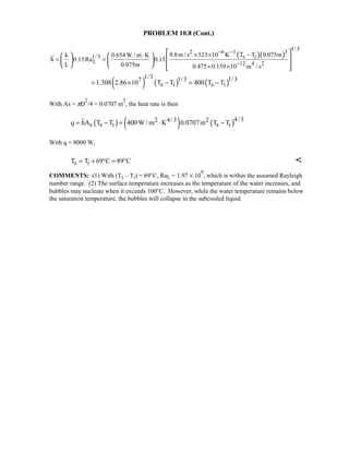 Heat transfer 5th ed incropera solution manual