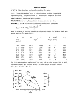 Heat transfer 5th ed incropera solution manual