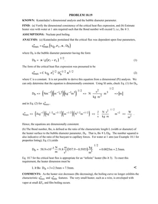 Heat transfer 5th ed incropera solution manual