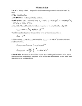 Heat transfer 5th ed incropera solution manual