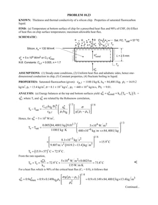 Heat transfer 5th ed incropera solution manual