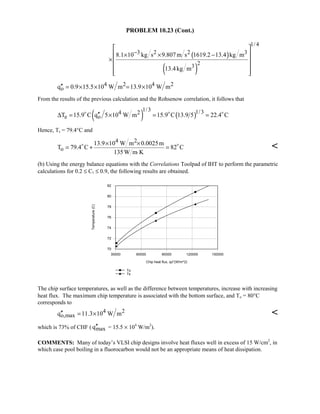 Heat transfer 5th ed incropera solution manual