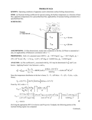 Heat transfer 5th ed incropera solution manual