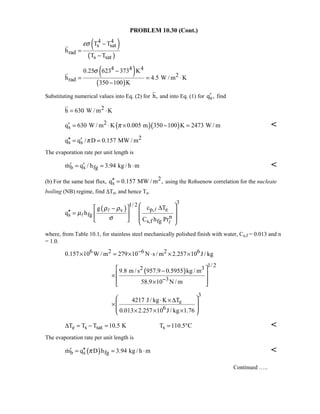 Heat transfer 5th ed incropera solution manual