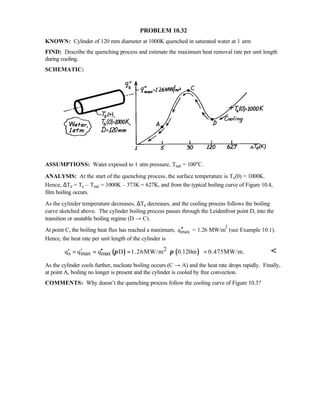 Heat transfer 5th ed incropera solution manual
