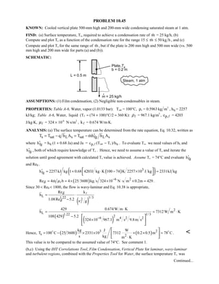 Heat transfer 5th ed incropera solution manual