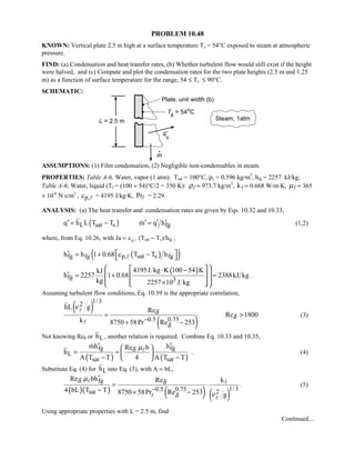 Heat transfer 5th ed incropera solution manual