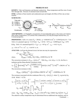 Heat transfer 5th ed incropera solution manual