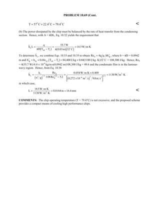 Heat transfer 5th ed incropera solution manual