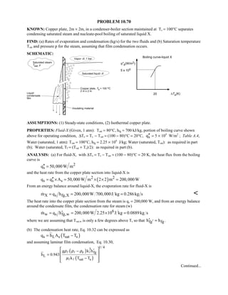 Heat transfer 5th ed incropera solution manual