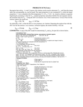 Heat transfer 5th ed incropera solution manual