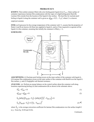 Heat transfer 5th ed incropera solution manual