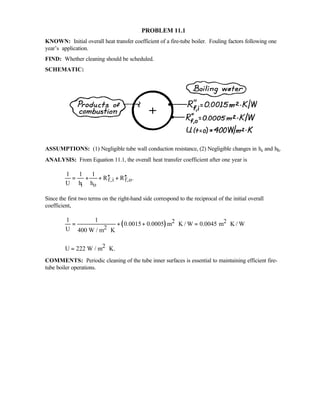 Heat transfer 5th ed incropera solution manual