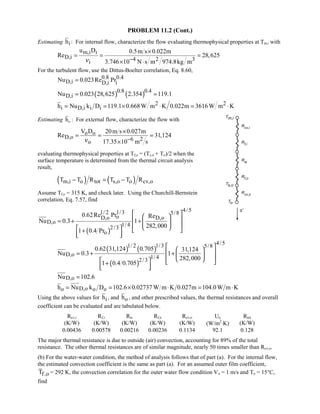 Heat transfer 5th ed incropera solution manual