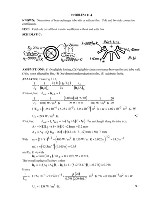 Heat transfer 5th ed incropera solution manual