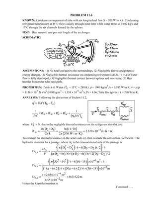 Heat transfer 5th ed incropera solution manual